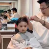 Dante anak Chelsea Olivia Cukur Rambut Sambil Tidur