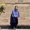 Rizky billar pakai hoodie