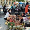 Indah Permatasari ke Pasar Tradisional