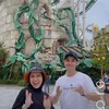 Liburan Nycta Gina dan Kinos