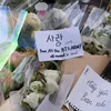 Stasiun Itaewon Dipenuhi Bunga