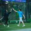 Rezky Aditya dan Citra Kirana Main Padel