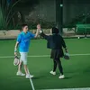 Rezky Aditya dan Citra Kirana Main Padel