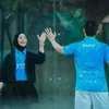 Rezky Aditya dan Citra Kirana Main Padel