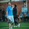 Rezky Aditya dan Citra Kirana Main Padel