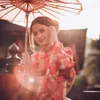Sarah Menzel Pacar Azriel Hermansyah pakai yukata