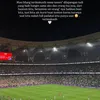 Jennifer Coppen nonton Timnas Indonesia di Arab Saudi
