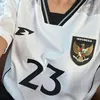 Jennifer Coppen nonton Timnas Indonesia di Arab Saudi