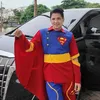 Jirayut pakai kostum Superman