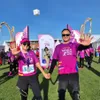 Kadek Devi bersama suami usai marathon