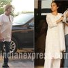 Aktris Shraddha Kapoor datang bersama ayahnya yang juga seorang aktor, Shakti Kapoor. Mereka tiba dengan mobil yang sama.