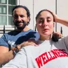 Kareena Kapoor di depan Saif Ali Khan