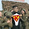 foto meme Kim Jong Un ke markas tentara wanita Korea Utara