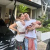 Laura Theux, Indra Brotolaras, Victoria, Anak Pertama