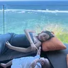 Laura Theux, Indra Brotolaras, Victoria, Anak Pertama