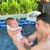 Laura Theux, Indra Brotolaras, Victoria, Anak Pertama