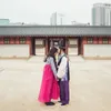 Ruben Onsu - Sarwendah ke Korea pakai hanbok