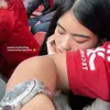 Namira Adjani Temani Suami Nonton MU
