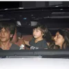 AbRam Khan dan Shahrukh Khan