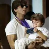 AbRam Khan dan Shahrukh Khan