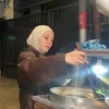 Lesti Kejora jualan bakso
