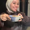 Lesti Kejora pakai hijab krem