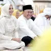 Potret mesra Sugianto Sabran dan Yulistra Ivo Azhari.