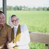 Potret mesra Sugianto Sabran dan Yulistra Ivo Azhari.