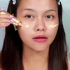 Tranformasi makeup konten kreator mirip Lisa Mariana