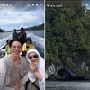 Liburan Dinda Hauw Kali Biru Raja Ampat