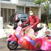 Nagita Slavina Vespa tandem