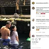 Seleb Cantik Melukat