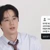 Lee Jun Young pakai kacamata