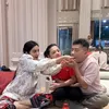 Anang Hermansyah memangku Arsy Hermansyah