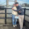 Rizky Billar peluk Lesti Kejora di London