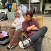 Lesti Kejora dan Rizky Billar di tempat syuting