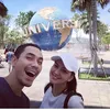 Liburan Donna Agnesia dan Darius