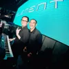 Lucky Widja bersama keyboardis Element