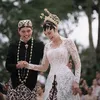 Luna Maya, kebaya, makeup, paes, akad nikah