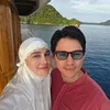 Luna Maya selfie di kapal usai salat ied