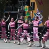 Aksi peserta lomba