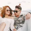 Krisjiana dan Sibad di pantai