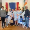 Magali bersama keluarga