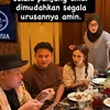 Sule makan bareng anak-anaknya