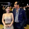 Cupi Cupita dan Gofar Hilman Kondangan