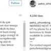 Petra Sihombing Firrina menikah