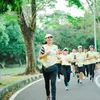 Ira Wibowo Lari 10K UI Teman Kuliah