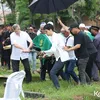 Pemakaman Ibu Maxime bouttier meninggal Rumah Luna Maya