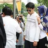 Pemakaman Ibu Maxime bouttier meninggal Rumah Luna Maya
