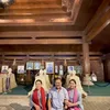Mayangsari, Bambang dan Khirani di pusara Pak Harto